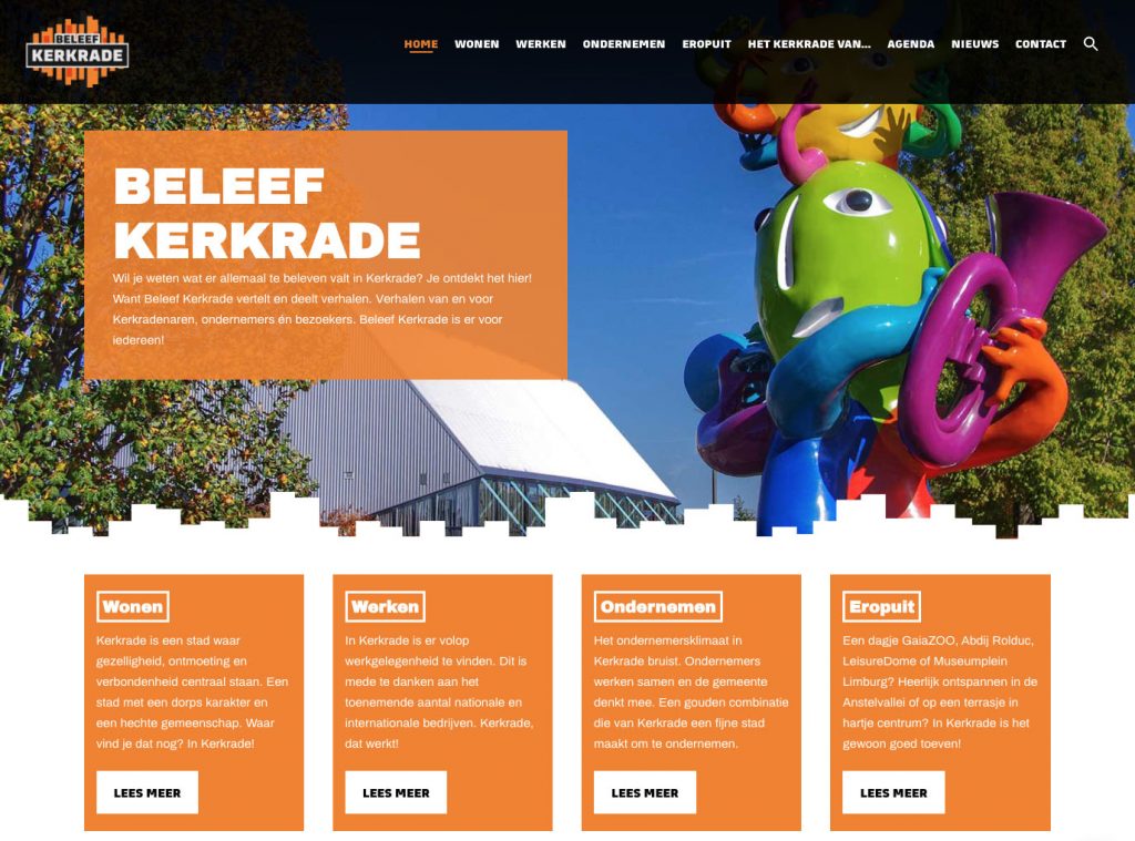 Nieuwe website