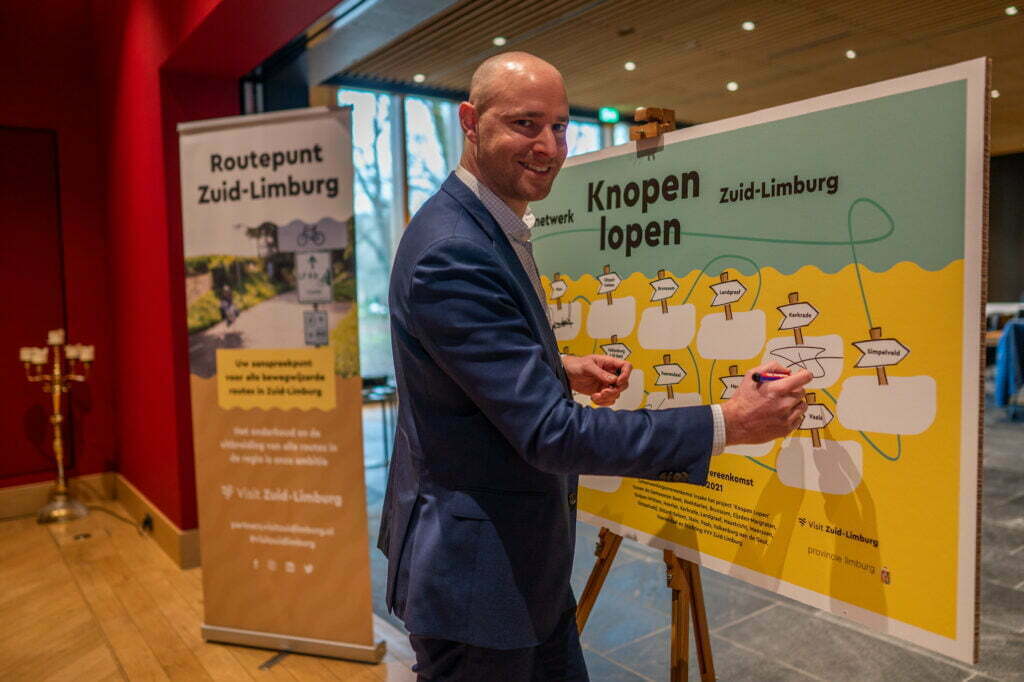 Kerkrade sluit aan bij gezamenlijk nieuw 'Knopen Lopen-wandelnetwerk' in Zuid-Limburg