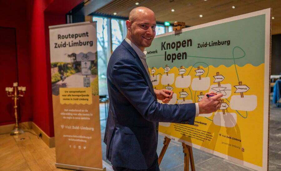 Kerkrade sluit aan bij gezamenlijk nieuw ‘Knopen Lopen-wandelnetwerk’ in Zuid-Limburg