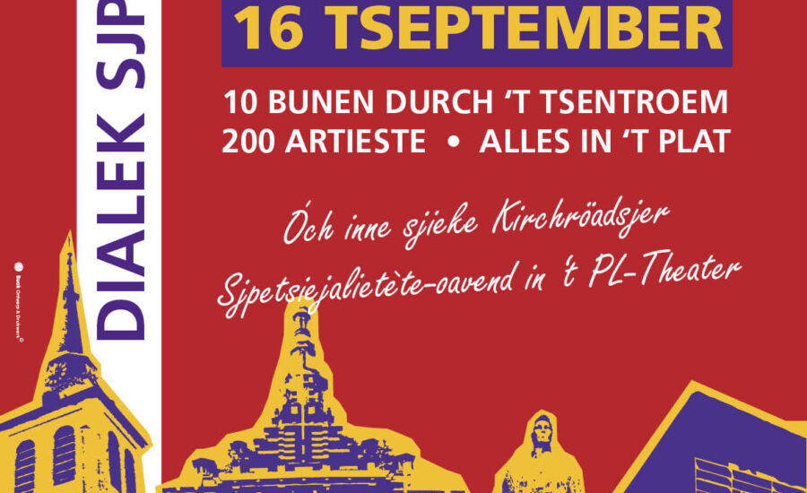 Zaterdag 16 september: dialect centraal bij Kirchroa Jeet Plat