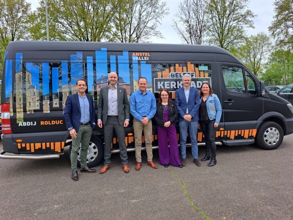 Team van Beleef Kerkrade voor de jurypresentatie bij de Nationale Citymarketing Award