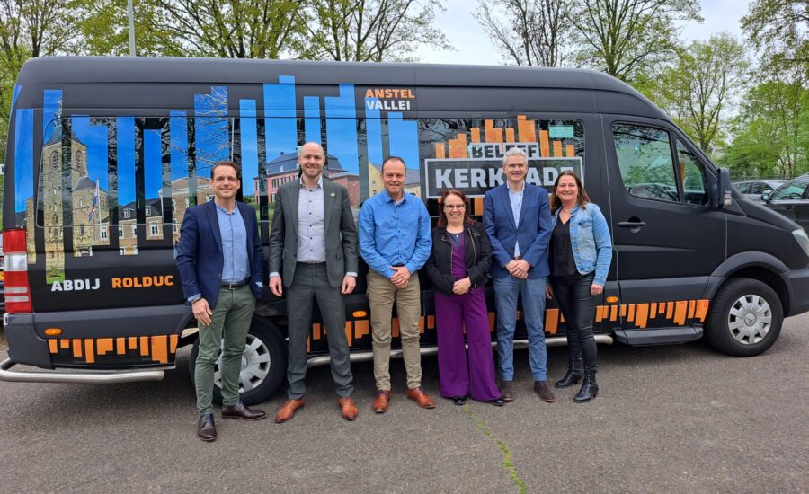 Team van Beleef Kerkrade voor de jurypresentatie bij de Nationale Citymarketing Award