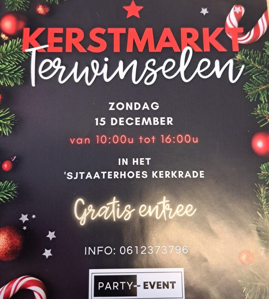 Affiche Kerstmarkt Sjtaaterhoes