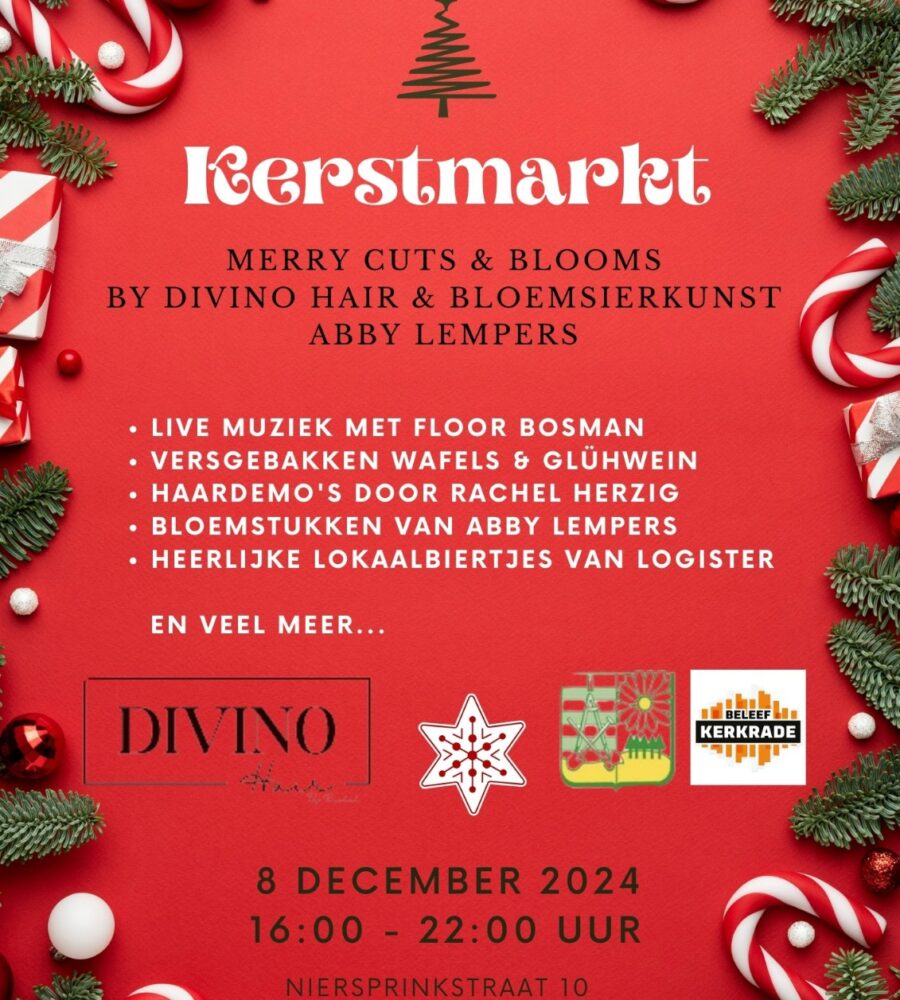 Poster Kerstmarkt Abby Lemper & Divino