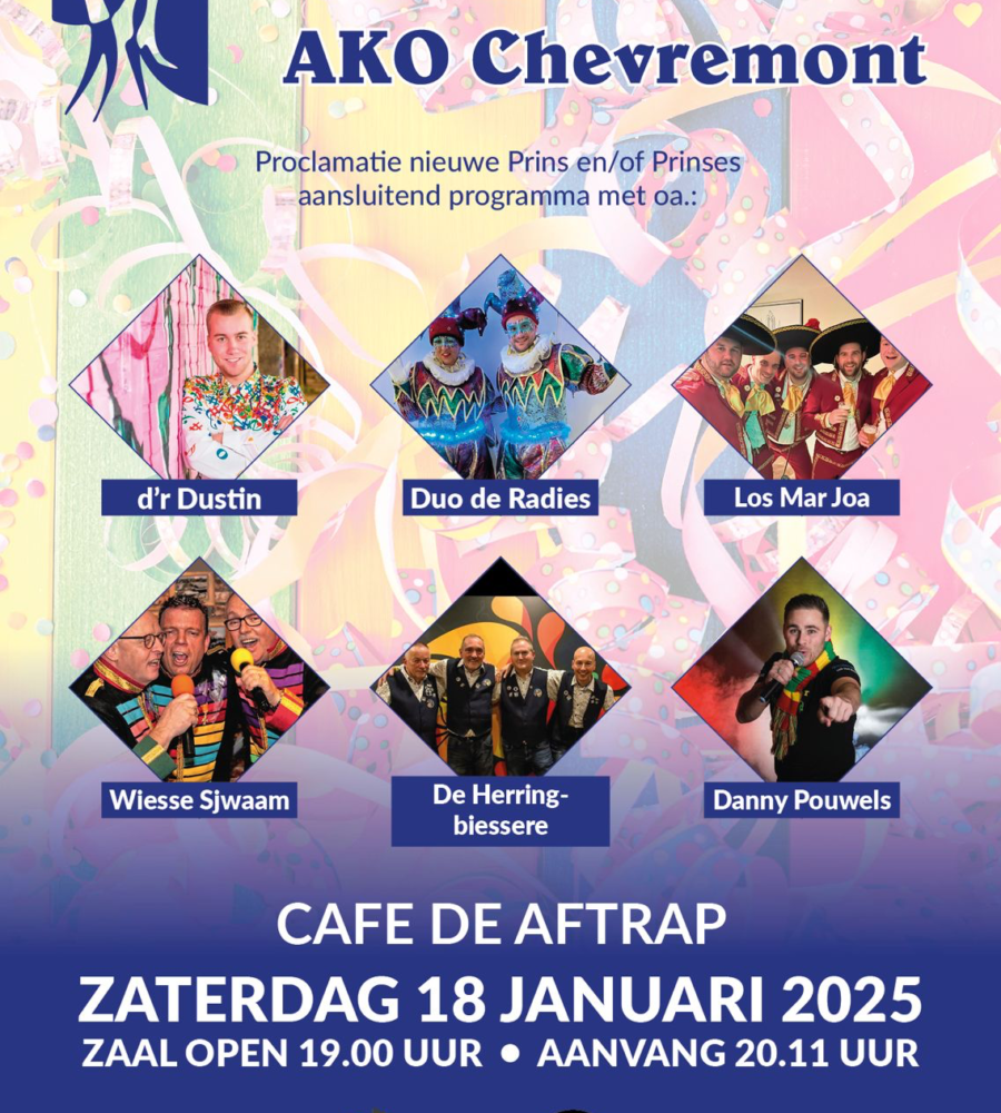 Poster Carnavalsavond AKO
